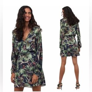 Johanna‎ Ortiz x H&M Ruffled Blouse Dress, Size M.